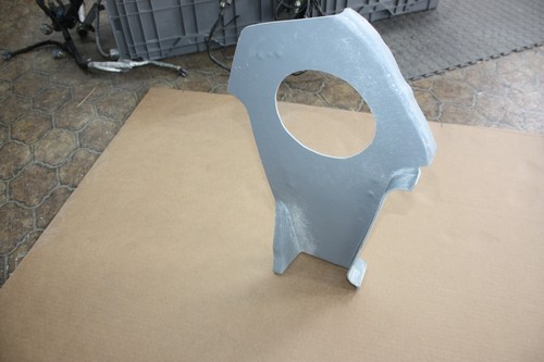 1965 thru 1966 C2 Corvette Plenum Panel Passenger Side Press Molded Grey Right - Bild 3 von 4