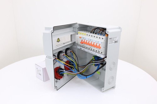 RSE BAUSTROMVERTEILER WANDVERTEILER KOMPLETT VERDRAHTET 32A 16A 230V MIT CEE ... - Bild 5 von 29