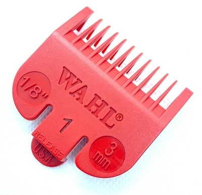 Wahl Hair Clipper Shaver Guard Attachment Comb Red Number ...