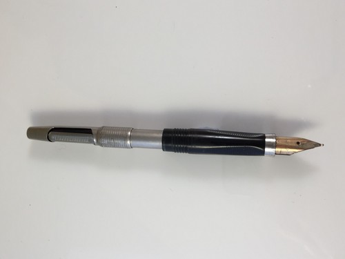Vintage Parker 75 Fountain Pen - Gold Plated 20u Flamme 14K gold M Nib, box - Picture 13 of 18