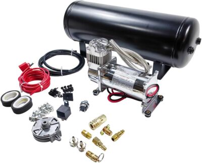 Medium Duty Onboard Air System/Kit 150 PSI Compressor 12V With 2.5 Gallon (9.5