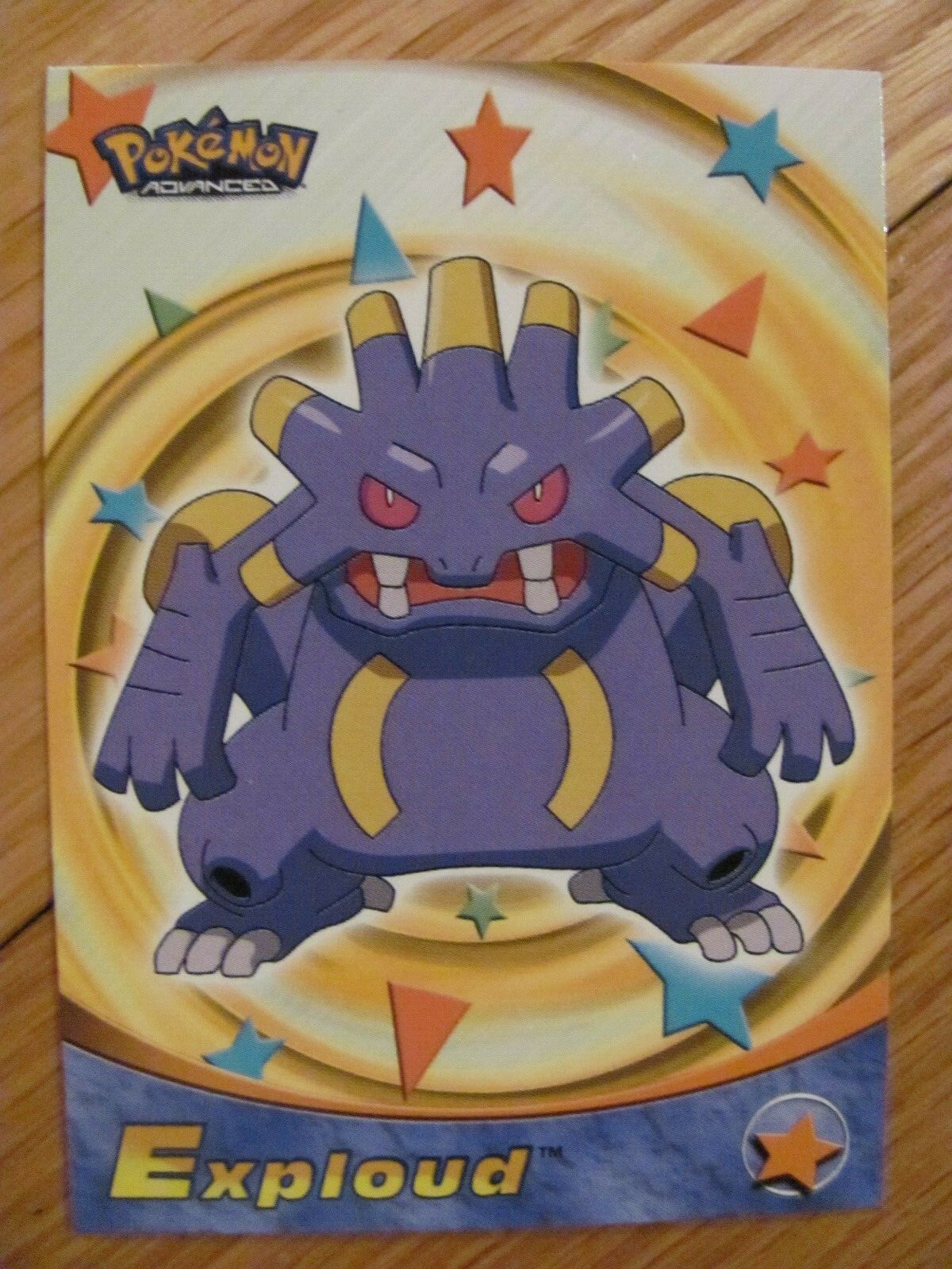 TOPPS POKEMON ADVANCED EXPLOUD # 32 CARD Never Played