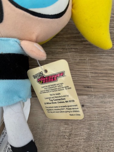 Powerpuff Girls Bubbles Plüsch, 7 Zoll, Cartoon Network 2000 - Bild 3 von 6