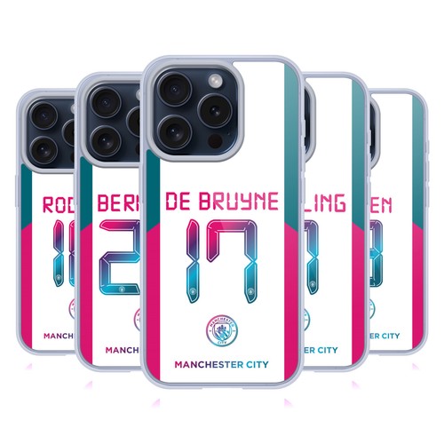 MAN CITY FC 2021/22 PLAYERS AWAY KIT GROUP 1 ÉTUI COQUE EN GEL POUR APPLE iPHONE - Photo 1 sur 17