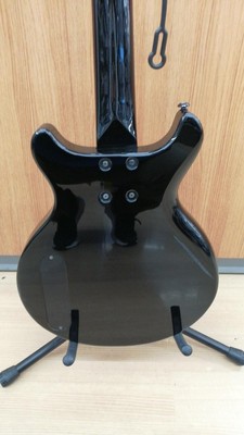 GRASSROOTS G-J-53TV Double Cutaway Body Black Electric Guitar