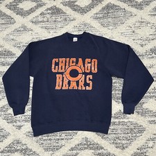 Chicago Bears VTG 80s Super Weights By Russell Sweatshirt Made In USA Men  s L