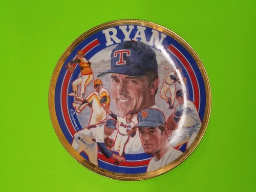 NOLAN RYAN. Sports Impressions SSCA, Abschied Sammelteller, Serie #8889 - Bild 1 von 2