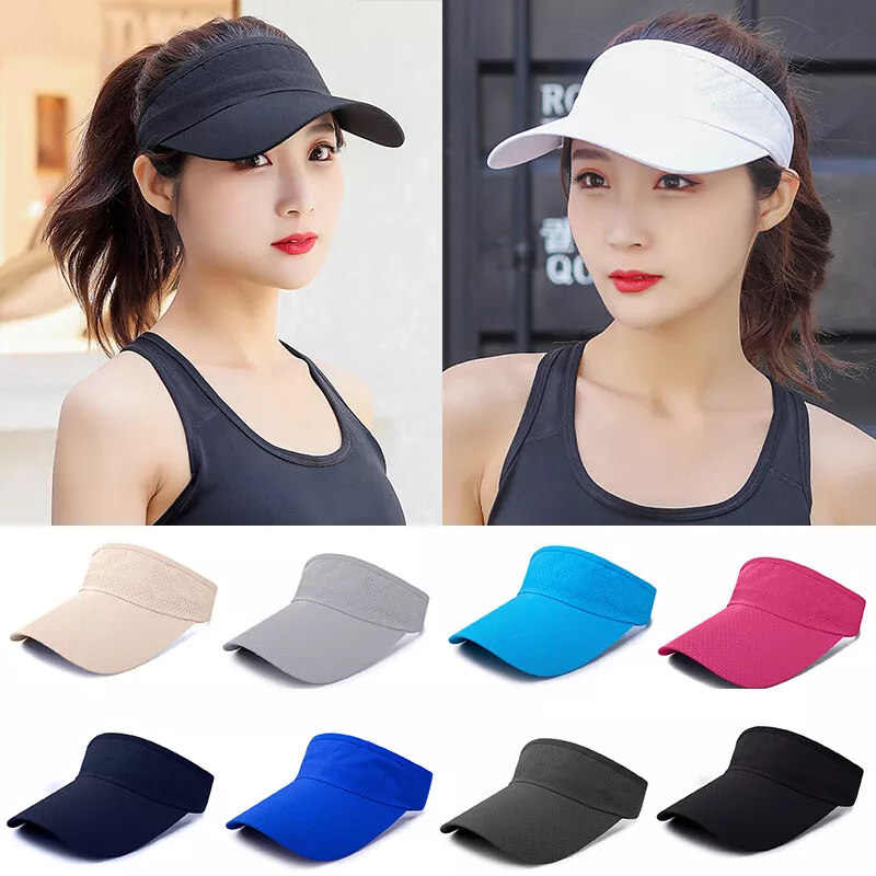 Unisex Air Sun Hat Adjustable Visor UV Sports Tennis Golf Running Sunscreen  Cap!