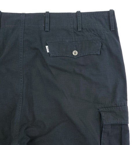 Pantalones Cortos Levi’s Cargo Para Hombre Talla 42 Negro Tela Ripstop Nuevos Sin Etiquetas - Imagen 9 de 12