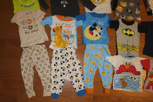 ❤️24pz.LOTTO 12Mo BABY BOY OSHKOSH CARTERS OUTFIT TOP PANTALONE SONNO #24 - Foto 3 di 14
