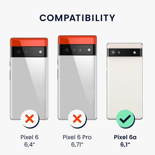 Coque portefeuille pour Google Pixel 6a avec support - Photo 6/7