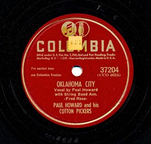 PAUL-HOWARD-and-his-COTTON-PICKERS-on-1947-Columbia-37204-Oklahoma-City