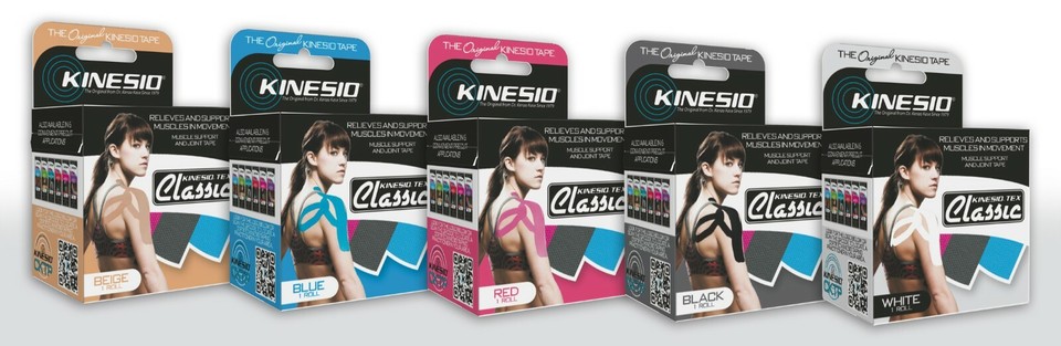 Kinesio Sport Tape 4m Rolle Muskelverletzung Zerrung Gelenke Kinesiologie Unterstützung