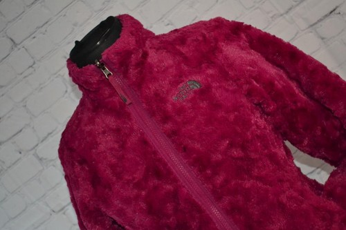 43627-a The North Face Reversible Fleece Ski Jacket Pink Size Large Girls - Picture 3 of 15