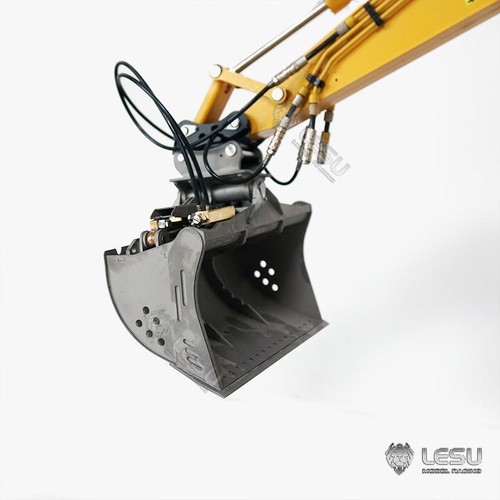 Metall Hydraulischer Kippeimer für LESU 1/14 PC360 AC360 RC Bagger Bagger - Bild 10 von 12