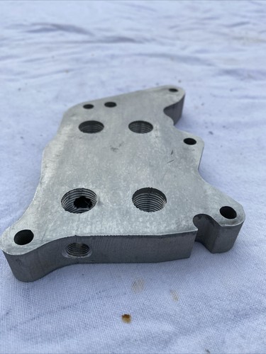 All Aluminum Oil Filter Cooler Sandwich Plate Adapter Plate For MINI COOPER R56 - Foto 9 di 18