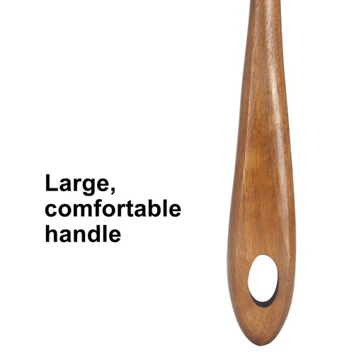 2 Pcs 12" Long Wood Cooking Spoons Large Spoon for Cooking Serving Spoon Big ... - Picture 3 of 7