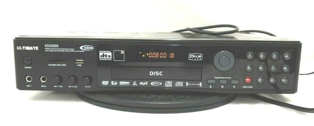 Ultimate KDX3000 HDMI Professional Karaoke Player with USB and card reader Ultimate KDX3000 HDMI Professional Karaoke Player with USB and card reader