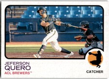 2022 Topps Heritage Minor League #167 Jeferson Quero ACL Brewers