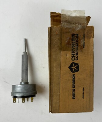 NOS Mopar 2 Speed Wiper Switch 1971 Plymouth & Dodge B Body #3488046