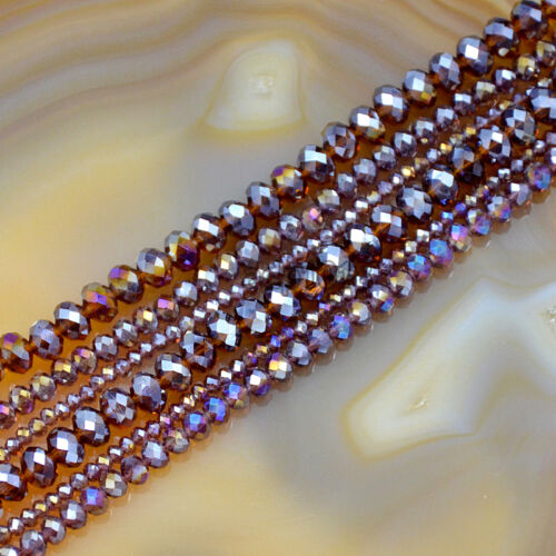 Top Quality Czech Crystal Faceted Rondelle Beads - Picture 49 of 151