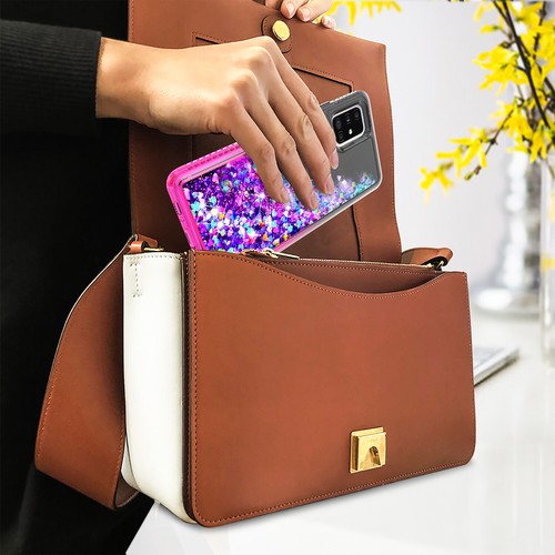 For Samsung Galaxy S20 FE 5G Case Phone Cover Glitter + Tempered Glass Screen - Zdjęcie 14 z 30