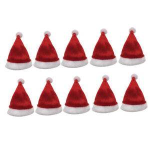 2Pcs 1//6 Christmas Hat Santa Claus Cap for 12inch Action Figure Accessories