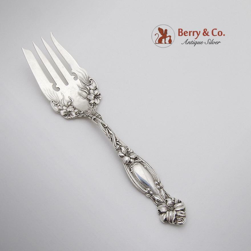 Frontenac Cold Meat Fork Sterling Silver International Silver Co 1903
