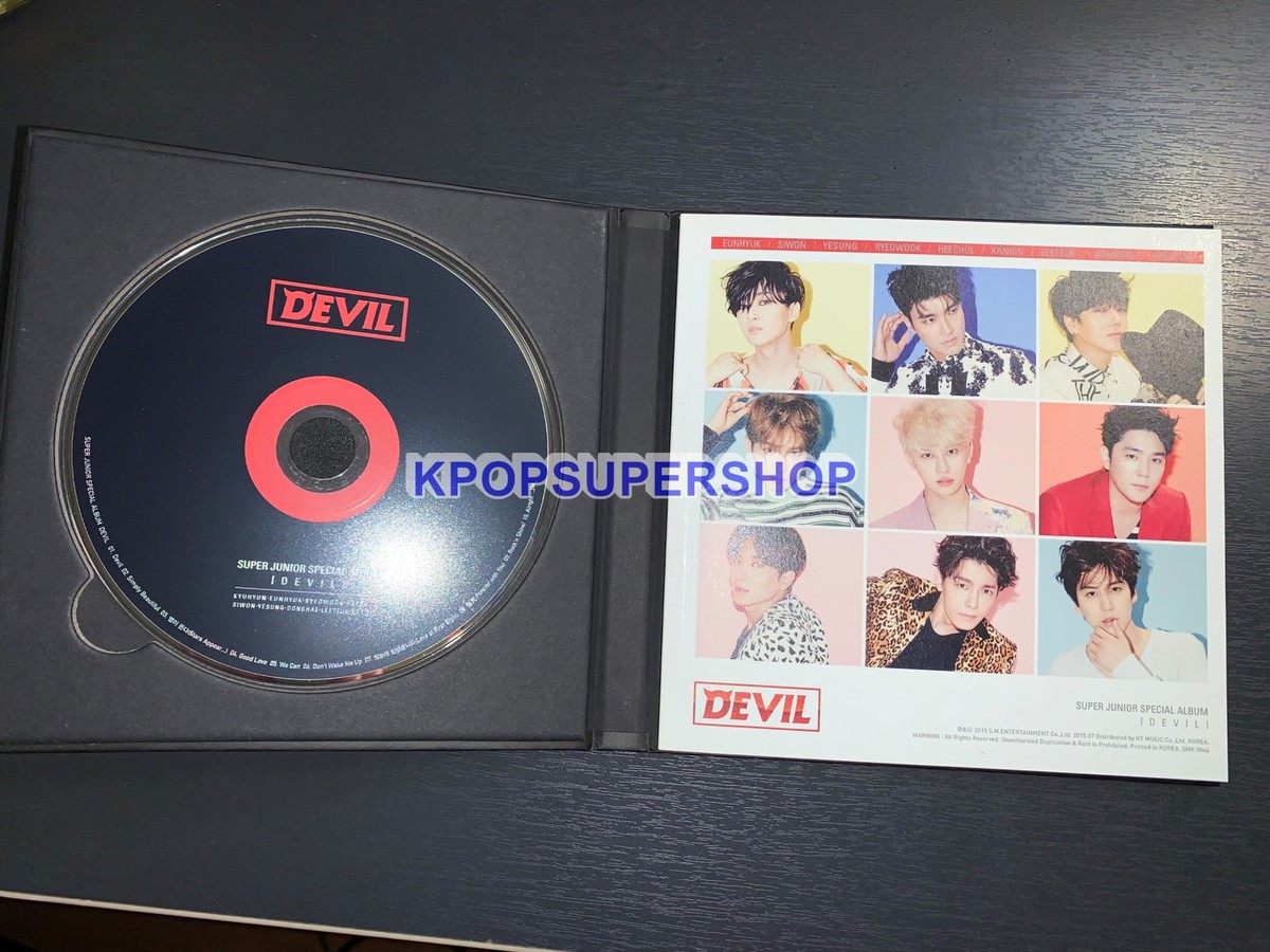 Super Junior Special Album Devil CD Photobook Donghae Photocard