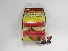 Tag ATV Handlebar Grips Red Suzuki LTZ400 Z400 LTR450 LTR 450 King Quad Eiger