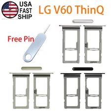 Single SIM Card Tray Holder +PIN MicroSD Slot For LG V60 ThinQ 5G LM-V600 TimeLM