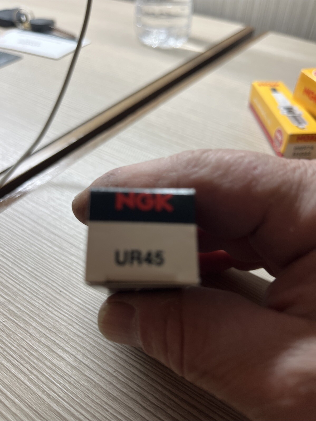 NGK UR45 V-Power Spark Plugs NOS