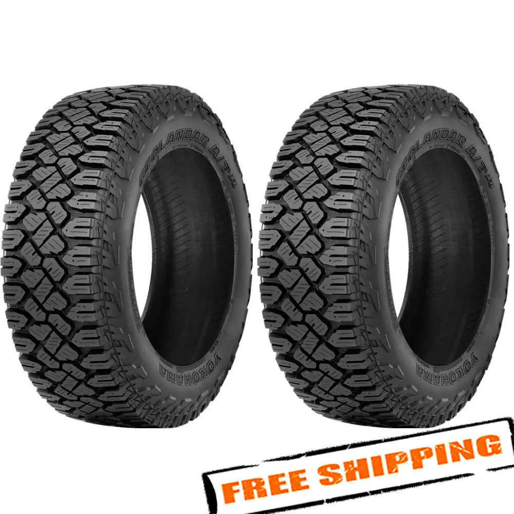 Yokohama 110117116 Set of 2 LT275/70R18 Geolandar A/T XD