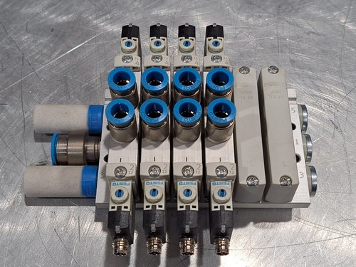 FESTO (4) VUVG-L14-B52-T-G18-1P3 MAGNETVENTILE MIT VERTEILERBLOCK - Bild 2 von 7