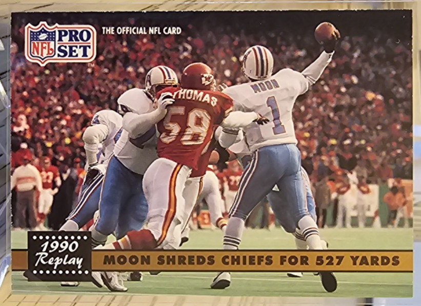 1991 Pro Set Warren Moon #337 Houston Oilers