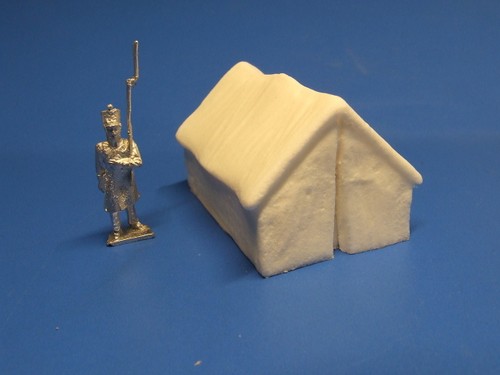 - NEU - Mannschaftszelt, Typ 4, Ausführung 2, Maßstab - 1:72 - Bild 1 von 2