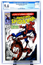 Amazing Spider-Man #361 CGC 9.6 WP White Pages 1992 1st App Carnage JUST GRADED