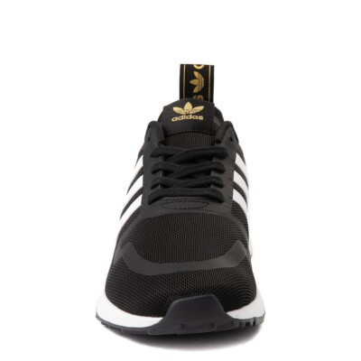 レディース20240719-0012 NEW Womens adidas Multix Athletic Sneaker Black Gold Leopard