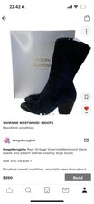 Vivienne Westwood Boots Size 37 1/2