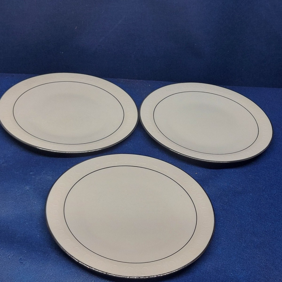 Vintage 1966 Franciscan Masterpiece China MOONGLOW Set 3 Salad Plates USA EUC