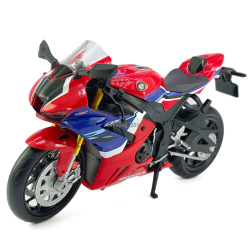 1:12 2021 Honda CBR 1000RR-R Fireblade Motorcycle Model Diecast Toy Vehicle Red - Picture 3 of 9