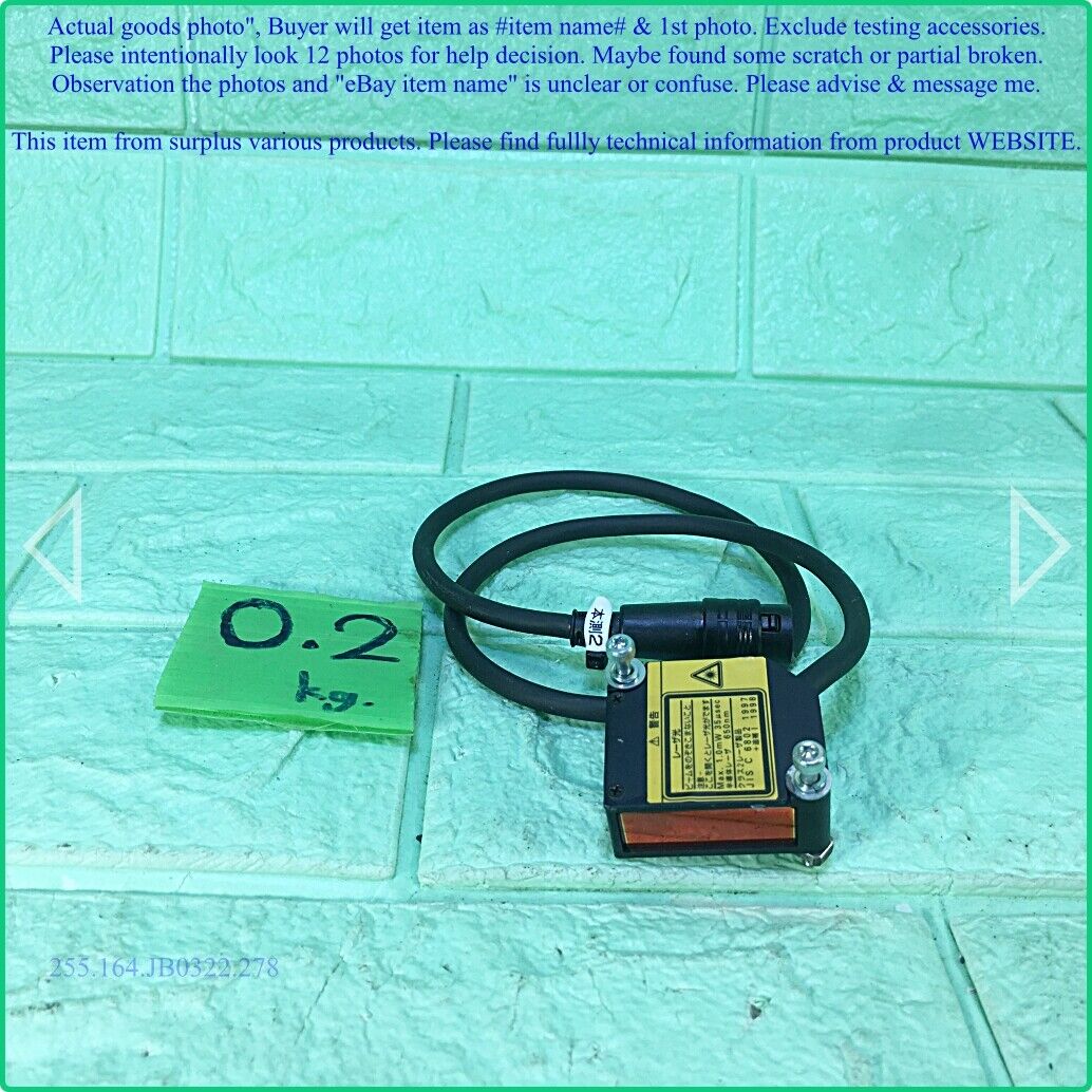 OMRON ZX-LD40, SENSOR without controller as photo, sn:1206, Promotion. OMRON ZX-LD40, SENSOR without controller as photo, sn:1206, Promotion.