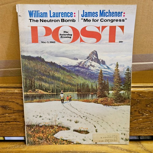 Saturday Evening Post Magazine May 5, 1962 Neutron Bomb James Michener - Picture 2 of 6