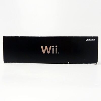 Nintendo Wii Black Console RVL-S-KJ Japan NEW | eBay