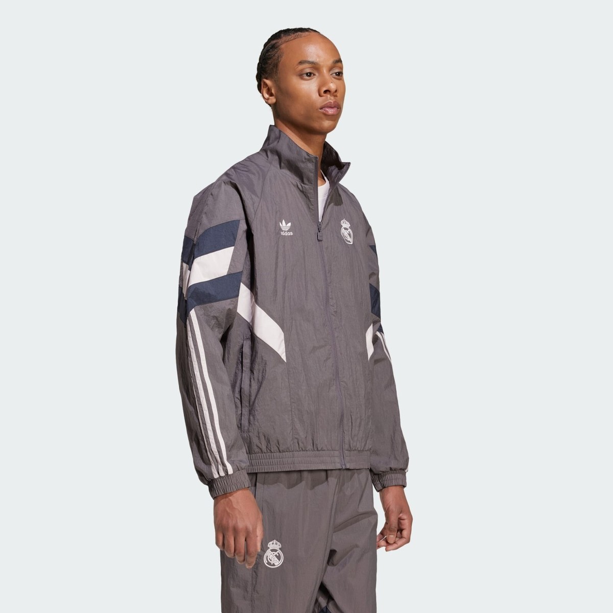 adidas Real Madrid Originals Track Top Woven Jacket Asia-Fit adidas Real Madrid Originals Track Top Woven Jacket Asia-Fit