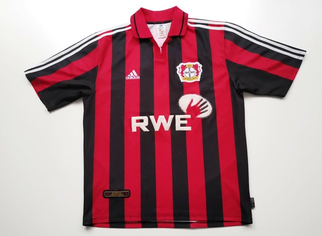 VINTAGE ADIDAS BAYER LEVERKUSEN FOOTBALL JERSEY 2001/2002 ...
