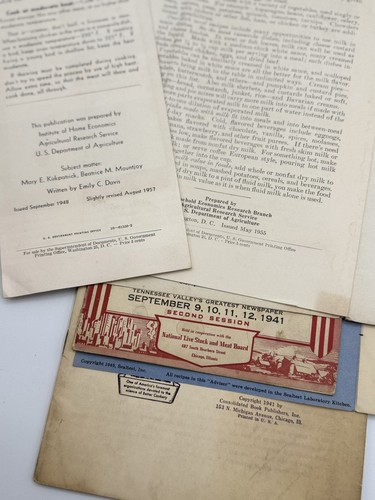 #P14 Vintage Lot 12 Recipe Booklets Pamphlets Cooking Baking C1940’s 1950’s - Picture 6 of 6