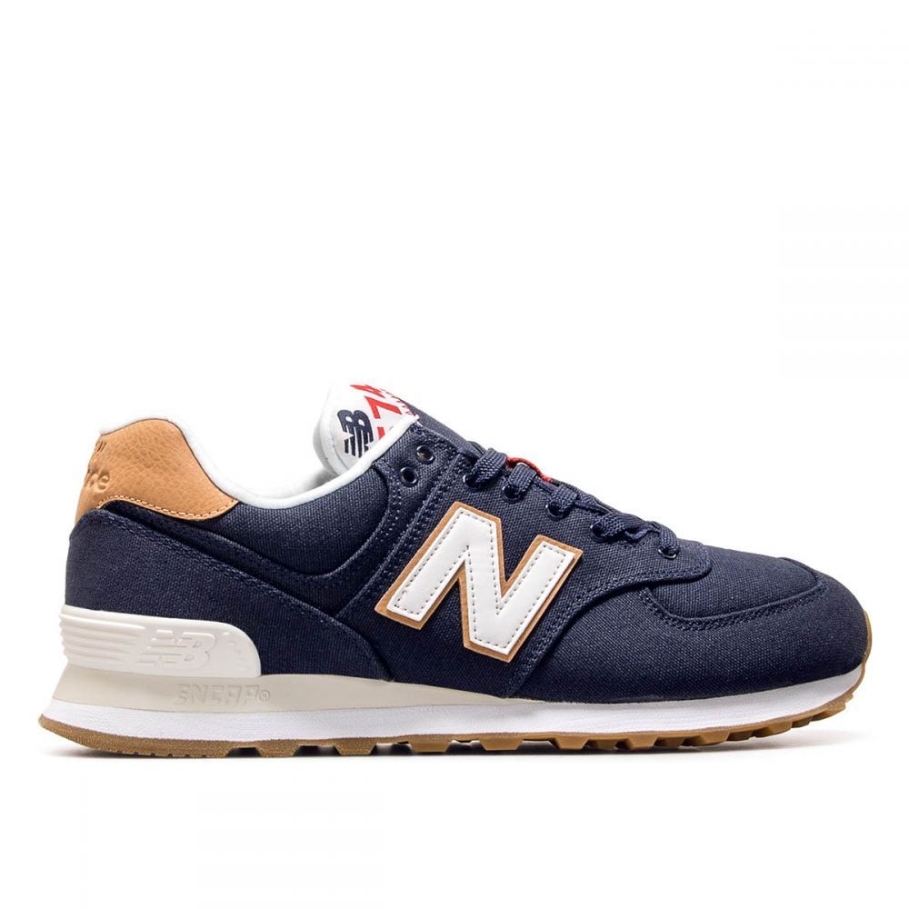 New Balance ML574 YLC Navy Brown New Balance ML574 YLC Navy Brown