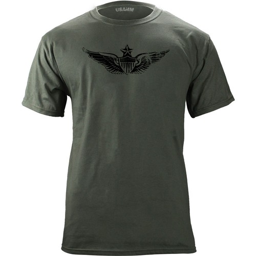 T-shirt veterano sottomesso distintivo anziano aviazione esercito vintage - Foto 1 di 3