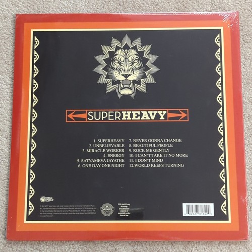 SUPERHEAVY 2011 VINYL GF Mick Jaggar Joss Stone. OBEY cover. New. Sealed - Imagen 2 de 20